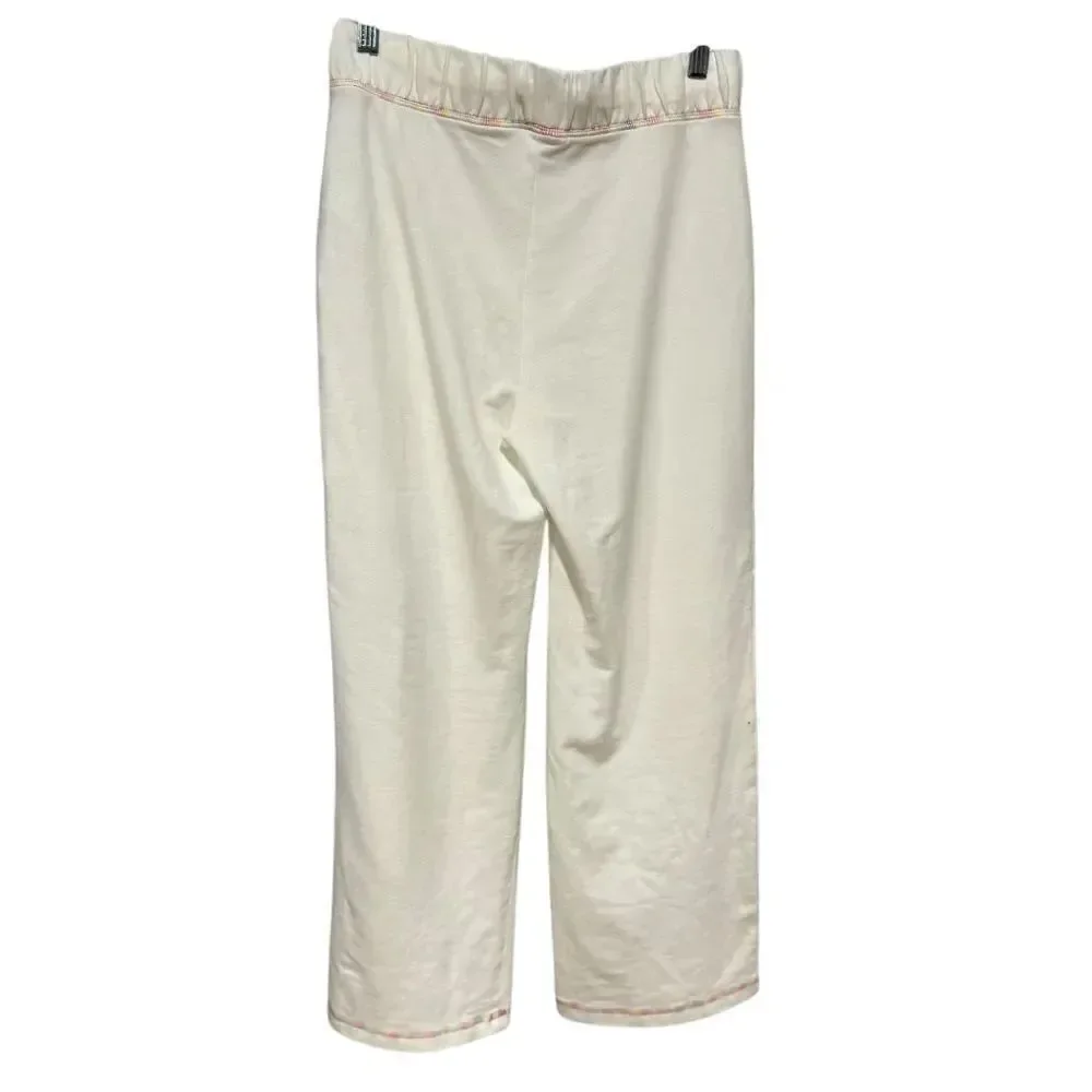J.Crew Lounge Drawstring Sweatpant Pants with rainbow stitching
